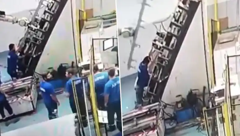 Fabrikada Şok Eden Olay: Makine Çalışanın Sırtına Saplandı