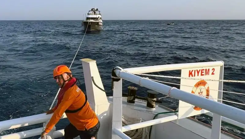 Marmaris Açıklarında Sürüklenen Tekne Dramı: Üç Kişi Kurtarıldı
