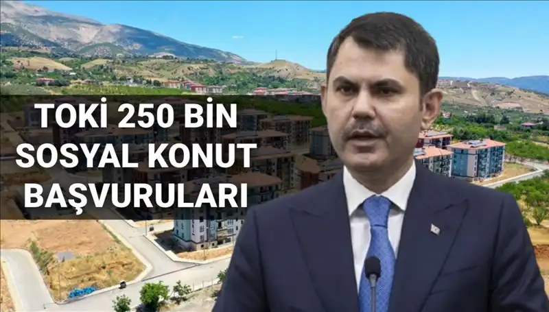 2025'te TOKİ 250 Bin Sosyal Konut Başvuruları İçin Tarih Açıklandı!